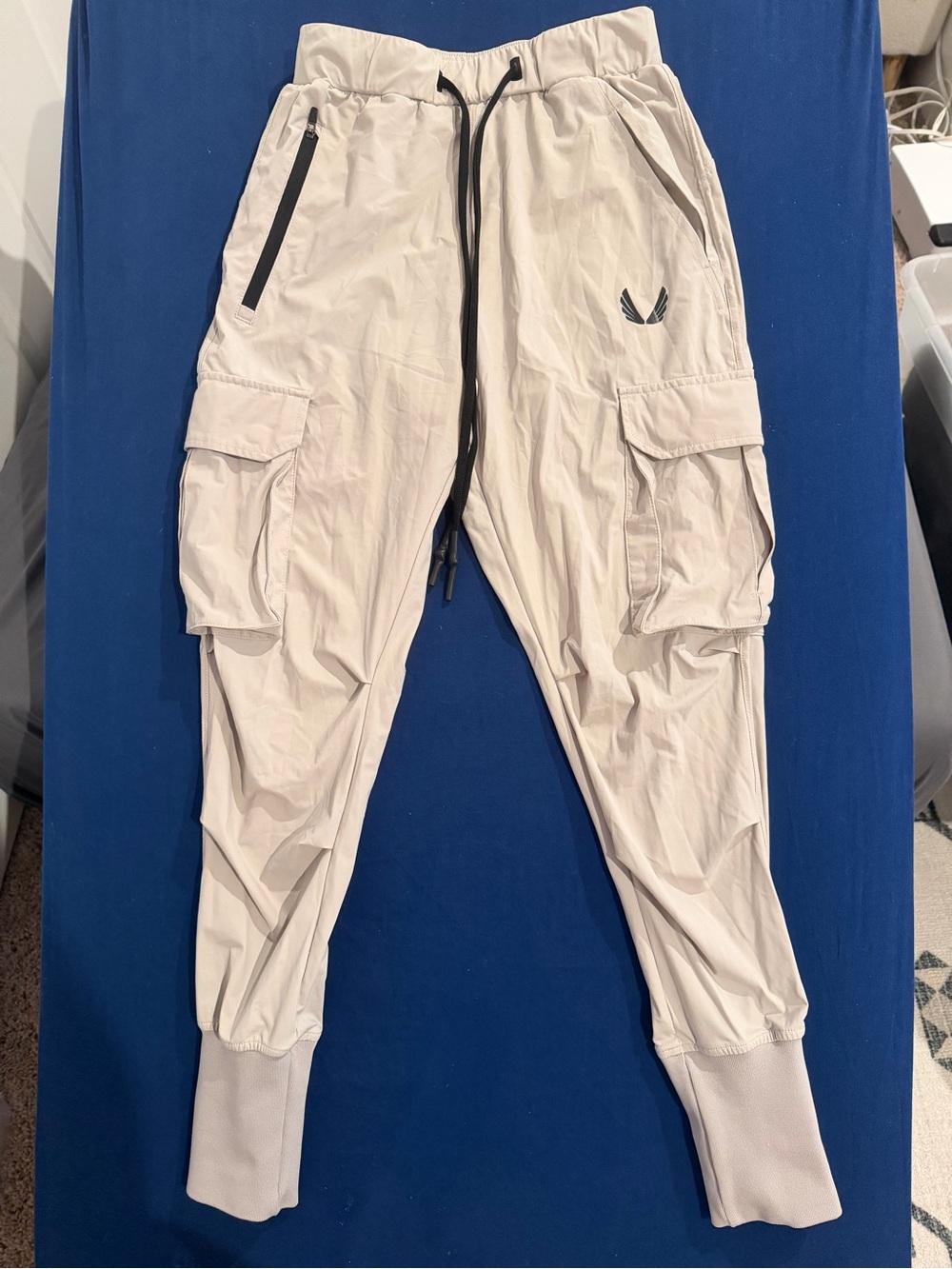ASRV Tetra-Lite Cargo High Rib Jogger XS Chai DSG-0437